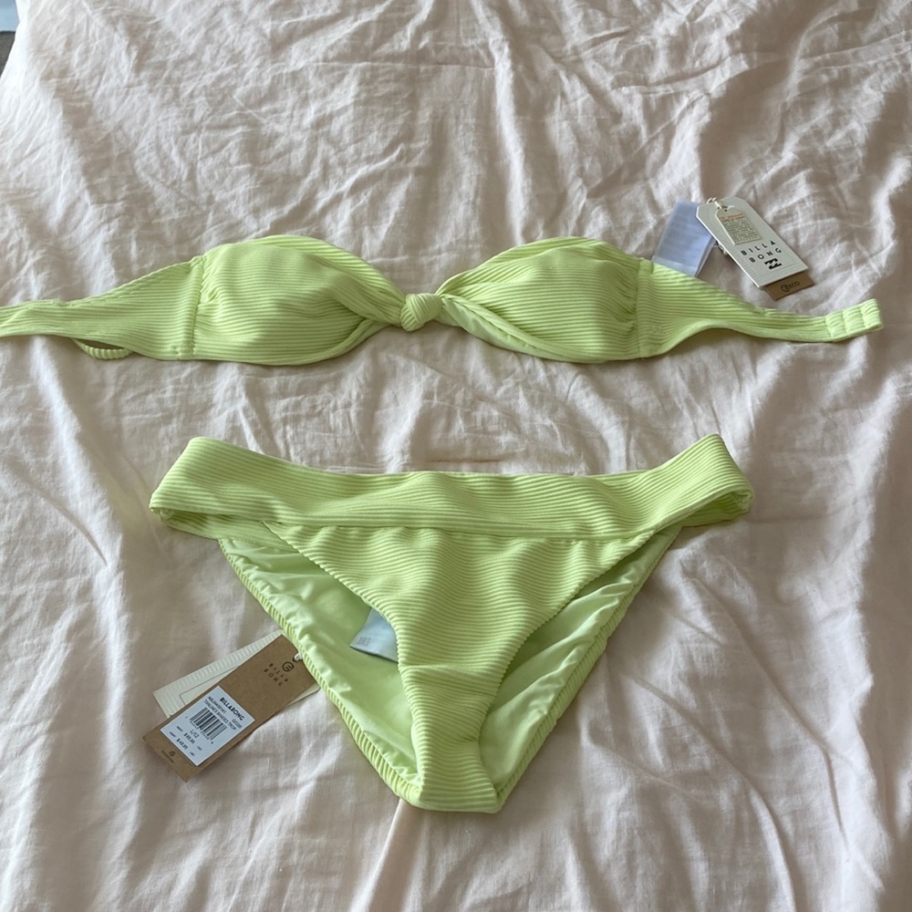 Lime green bikini